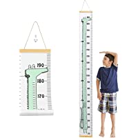 Hentek Gráficos de Crecimiento- 200 cm x 20 Medidor Altura Niños Pared- Tabla De Crecimiento Del Bebé Decoración de la…